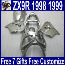 Beautiful silvery motobike parts for Kawasaki zx9r fairing set 1998 1999 high grade fairings 98 99 Ninja ZX-9R 2024 - buy cheap