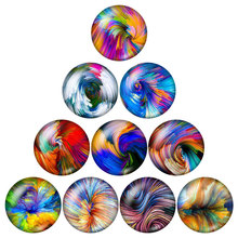 New Artistic patterns Radiant 10pcs mixed 12mm/16mm/18mm/25mm Round photo glass cabochon demo flat back Making findings 2024 - buy cheap