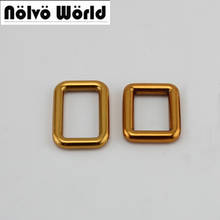 50pcs 10pcs 20-25-32-38mm OLD gold round edge buckle bags metal accessories square buckles non welded buckle making connector 2024 - buy cheap