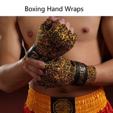 Envolturas de mano de boxeo MMA, Kick vendas boxeo para entrenamiento, vendas de 5cm de ancho, 3/5M, 2 unids/paquete 2024 - compra barato