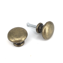 Dia 25mm Vintage Drawer Knobs Pulls Handle Dresser Knobs / Antique Bronze Cabinet Door Handles Furniture Hardware 12PCS 2024 - buy cheap