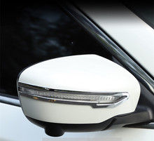 For Nissan X-trail X trail T32 2014-2019 rearview mirror Strip Scratchproof Bright strip Decorative strip Bumper strip 2024 - buy cheap