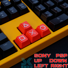 Teclado mecánico ABS Pervious to light keycap dirección llave arriba y abajo izquierda derecha cereza mx flecha teclas OEM PSP rojo Negro 2024 - compra barato