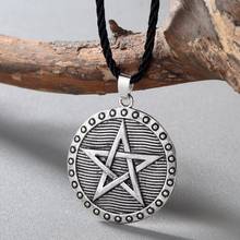 CHENGXUN Men Women Slavic Amulet Necklace Odin Symbol Nordic Ethnic Charm Pendant Pentagram Star Wiccan Necklace for Boyfriend 2024 - buy cheap