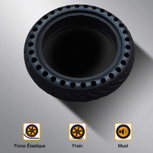 Scooter elétrico pneus skate oco sólido amortecedor pneus de borracha amortecimento para xiaomi mijia pro m365 acessórios 2024 - compre barato