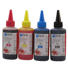 400ML Universal Refill Ink kit for HP Printer ink all model  Dye ink 4 color CISS Cartridge Ink tank each bottle 100ml 2024 - buy cheap