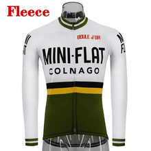 Classic retro Cycling Jersey Long Sleeve Thermal Winter Fleece & no Fleece  Bicycle Wear Bike cycling clothing Maillot Ciclismo 2024 - buy cheap