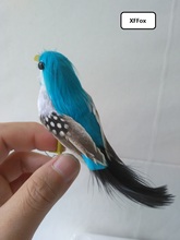 small simulation blue bird model foam&feathers cute mini pearl bird doll gift about 12cm xf0520 2024 - buy cheap