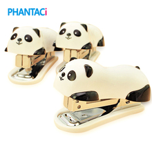 Cartoon Mini Panda Stapler Set School Office Supplies Stationery Paper Binding Binder Book Student Gifts 2024 - buy cheap