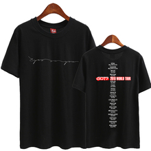 Kpop got7 2018 world tour concert all cities printing o neck t shirt for summer i got7 unisex supportive short sleeve t-shirt 2024 - buy cheap