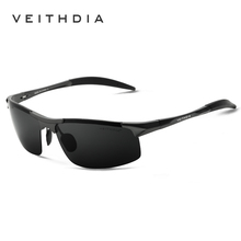 Veithdia óculos de sol masculino polarizado uv400 2020, lentes de óculos de sol de alumínio designer óculos de direção para homens 6518 2024 - compre barato