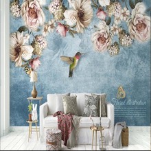 3D Murals Hand Painting Rose Vintage Mural Photo Wallpaper For Living Room Bedroom Home Wall Decor Scenery European Retro Floral 2024 - buy cheap