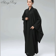 Buddhist monk robes buddhist monk clothing female women shaolin monk clothing Q267 2024 - buy cheap