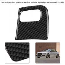 Car Interior Key Hole Frame Cover Trim Fit for AUDI A4/B8/A5/8T/S5 2008-2015 Carbon Fiber 2024 - buy cheap