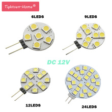 Promotion！5PCS G4 LED Lamp 1W to 3W 5050 SMD Spotlight Corn Bulb Marine Camper Boat RV Light White Warm 6/9/12/24led DC12V 2024 - buy cheap