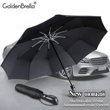 Зонт складной автоматический для женщин и мужчин, большие ветрозащитные зонтики от дождя и солнца, для путешествий 10 к 2024 - купить недорого