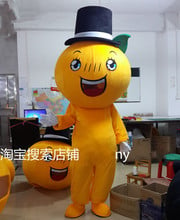 Hot New Orange Fruit Mascot Costume Suit Free Size Mascot Costume Adult Size Fancy Dress Cartoon Character Party Outfit Suit 2024 - buy cheap