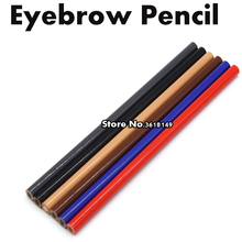 Профессиональный Водостойкий карандаш для бровей, ручка энхансера для макияжа, карандаш для бровей черного, синего, красного, кофейного, коричневого цвета 2024 - купить недорого