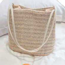 2019 Women Fashion Designer Vintage Handbags Tote Bags Handbag Wicker Rattan Bag Shoulder Bag Shopping Straw Bag 2024 - buy cheap