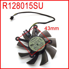 R128015SU DC 12V 0.50AMP 4Pin 4 Wire PWM 75mm Cooling Fans For ASUS EAH5830 6850 8600 9800g 9600 GTS450 460 HD7850 2024 - buy cheap