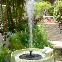 Fonte de água solar, flutuante, decoração de jardim, painel solar, para ambientes externos 2024 - compre barato