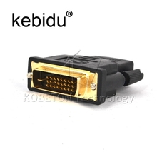 Kebidu DVI 24 + 1 конвертер «Папа-мама» адаптер HDMI-Совместимость с DVI поддержка 1080P для HDTV для PS3 PS4 2024 - купить недорого