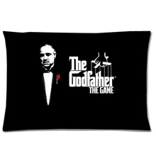 Чехол для подушки с двусторонней печатью The Godfather, полиэстер, персиковый чехол для подушки и прямоугольная декоративная подушка, чехол для подушки 20 "x 30" 2024 - купить недорого