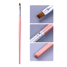 1 шт. розовая Кисть для ногтей ручка деревянная ручка для ногтей кромка для кутикулы очиститель для дизайна ногтей кисть для рисования DIY Инструменты для дизайна ногтей 2024 - купить недорого