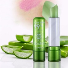 Popular Waterproof Magic colour Temperature change color Aloe lipstick moisture anti-aging protection lip balm New 2024 - buy cheap