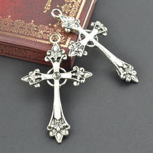 3 шт Шарм металлический крест античный тибетский серебряный кулон ювелирные изделия Подвески Diy Подвески для ожерелья браслеты 2206 2024 - купить недорого