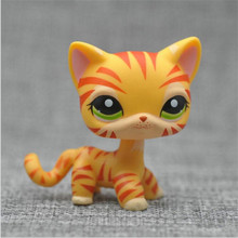 Nueva LPS Pet Shop juguetes Pelo Corto lindo gato Great Dane del Collie recoger mascota gato Cosplay figura de acción niños de vacaciones mejor regalo 2024 - compra barato