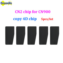 5 шт./лот CN2 КОПИЯ 4D чипа для машины CN900 автоматический транспондер чип CN2 pro КОПИЯ 4D чипа Повтор клон для танго CN900 mini CN900 2024 - купить недорого