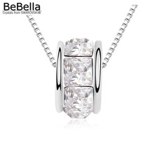 BeBella crystal round bead pendant necklace with Crystals from Swarovski original jewelry for women girl Christmas gift 2018 2024 - buy cheap