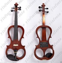 one red  4  -String 4/4 New Electric Acoustic Violin    #5-2514# ican make any color NEED REST and 4 STRING 2024 - buy cheap