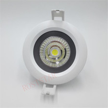 Free Shipping 12W 15W IP65 Waterproof  COB  LED Ceiling down Light round Recessed  Led Downlight AC85-265V 2024 - buy cheap