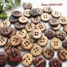 Botão loja de 350pcs 12mm 4 buracos botões de coco para vestuário artesanato scrapbooking acessórios de costura decorativos botões de camisa 2024 - compre barato