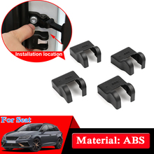 Car Styling Door Check Arm Protection Cover For Seat Leon Teledo Ibiza MII Exeo Arona Ateca Car Door Lock Protective Cover 2024 - buy cheap