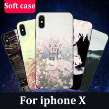 5.8" For iphone X Case cover retro cartoon soft phone Case For iphoneX case Protection Shell For iphone 10 coque iphone10 coque 2024 - buy cheap