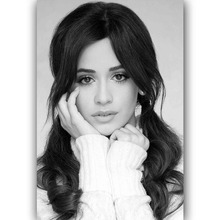 Hot New Camila Cabello Beauty Girl Music-Silk Art Poster Wall Sicker Decoration Gift 2024 - buy cheap