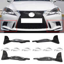 Carbon Fiber / PU Material Front Lip Bumper Spoiler Front Splitters For Lexus IS F-SPORT 2013-2015 Car Styling 2024 - buy cheap