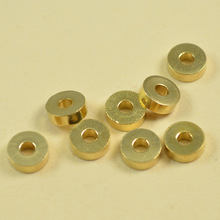 100 PCS 6mm 8mm Copper Material Round Spacer Beads Loose Beads Raw Brass Beads DIY Jewelry Accessories 2024 - buy cheap