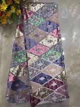 JIANXI.C-6501 Moda bordado tecido de renda cabo Africano tecido de renda Francesa com alto grau 2024 - compre barato