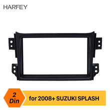 Harfey Black 2 Din Car Radio Fascia for 2008 2009-2014 Suzuki Splash  Auto stereo Panel Kit Dash CD Plate Frame Installation kit 2024 - buy cheap