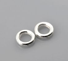DoreenBeads Retail 500PCs Silver color Soldered Closed Jump Rings 4mm(1/8") Dia. 2024 - buy cheap