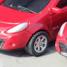 1/87 Plastic Red Color Model Scale Car In Architecture Model Building Ho Train Layout 2024 - buy cheap