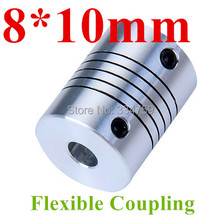 Flexible coupling 8x10mm shaft coupling OD19mm*25mm flexible shaft 8mm 10mm for cnc parts stepper motor 2024 - buy cheap