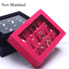 Hot Sale Fashion Accessories Box Wedding Birthday Gifts Pendant Necklace Storage Velvet Jewelry Display Boxes Free Shipping 2024 - buy cheap