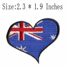 Parche bordado de corazón de rayas, 2,3 "de ancho, estilo americano, oferta 2024 - compra barato