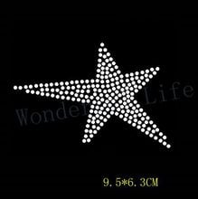 Free shipping 4PCS/lot single star  image hotfix rhinestones transfer design motif  bling for clothing 2024 - buy cheap