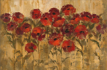 flower oil painting Abstract modern art Sunshine Florals by Silvia Vassileva 100% handmade High quality 2024 - buy cheap